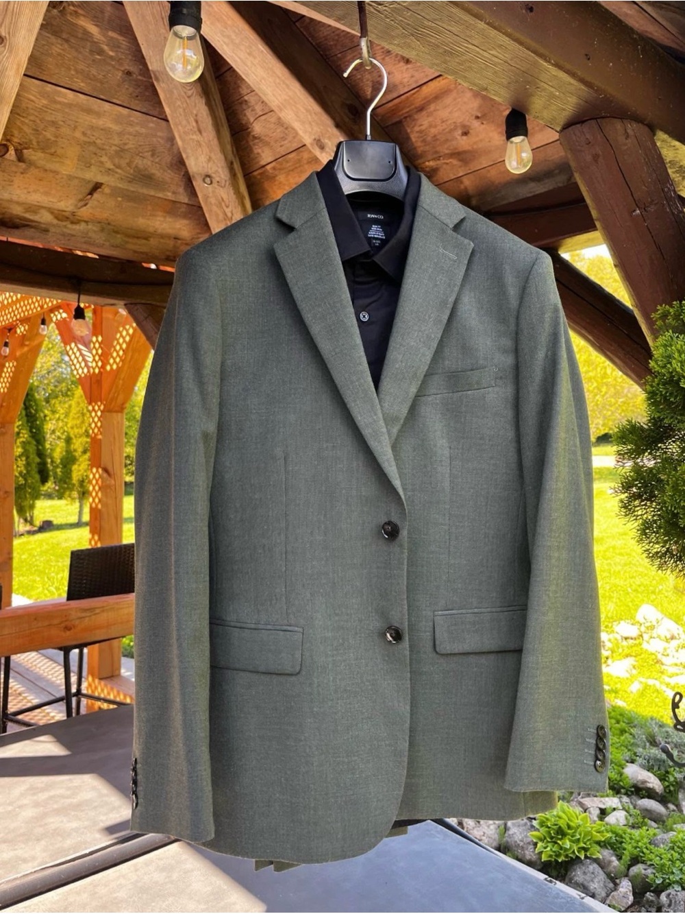 RW&CO. Olive Green Two-Button Sport Coat